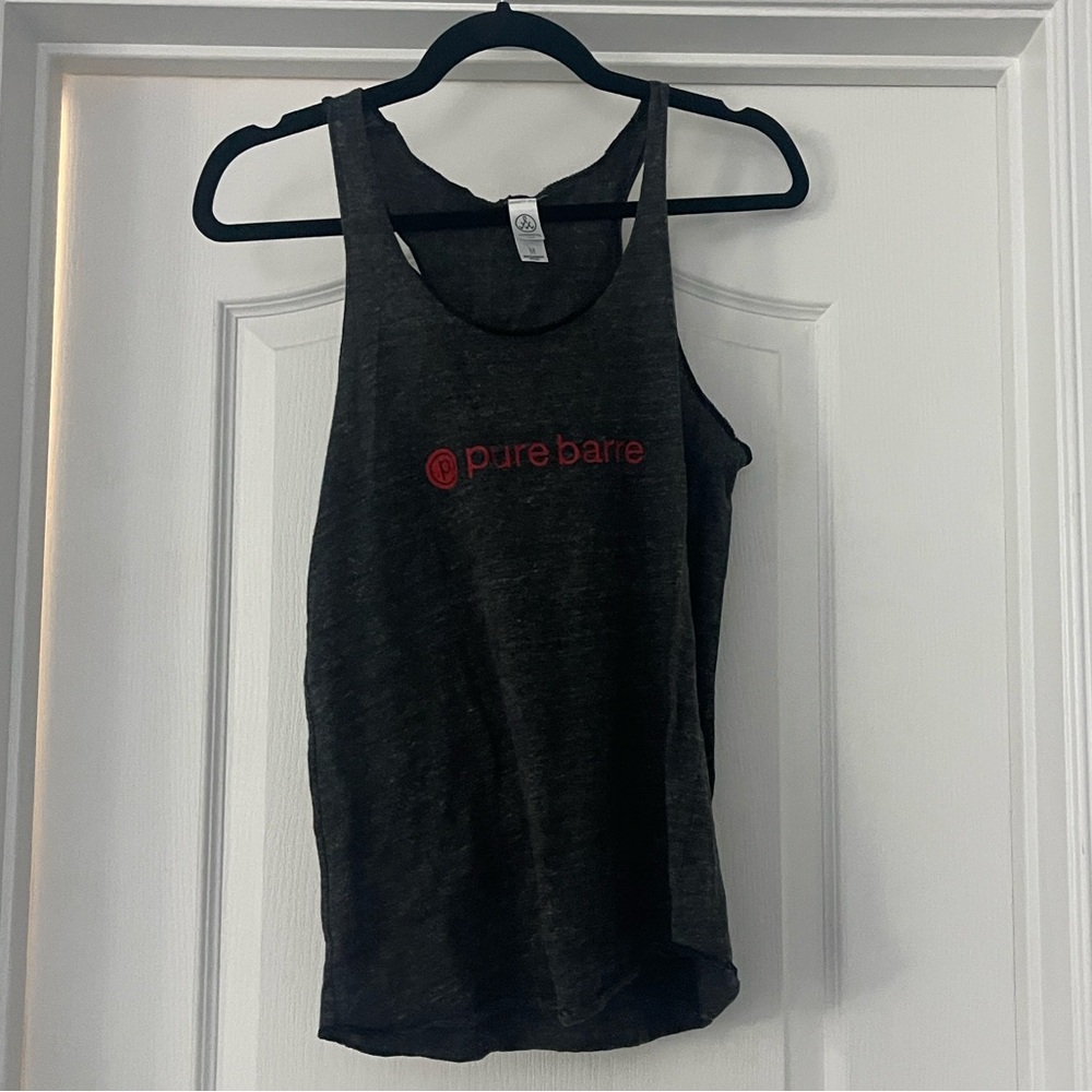Pure Barre Charcoal Grey Tank